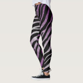 Ripped SpaceTime Stripes - Lila/weiß Leggings (Links)