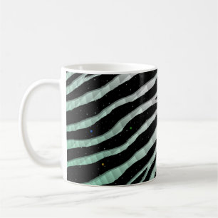 Ripped SpaceTime Stripes - Minze/Weiß Kaffeetasse