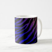 Ripped SpaceTime Stripes - Orange/Blau Kaffeetasse (VorderseiteRechts)