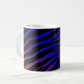 Ripped SpaceTime Stripes - Orange/Blau Kaffeetasse (Vorderseite Links)