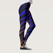 Ripped SpaceTime Stripes - Orange/Blau Leggings (Rechts)
