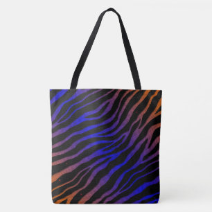 Ripped SpaceTime Stripes - Orange/Blau Tasche