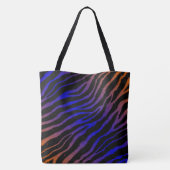 Ripped SpaceTime Stripes - Orange/Blau Tasche (Rückseite)