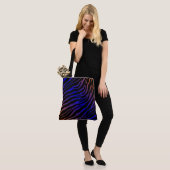 Ripped SpaceTime Stripes - Orange/Blau Tasche (Am Model)