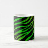 Ripped SpaceTime Stripes - Orange/Green Kaffeetasse (Mittel)