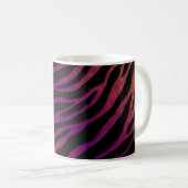 Ripped SpaceTime Stripes - Orange/Lila Kaffeetasse (VorderseiteRechts)