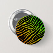 Ripped SpaceTime Stripes - Rainbow ROYGB Button (Vorne & Hinten)