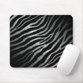 Ripped SpaceTime Stripes - Schwarzweiß Mousepad (Mit Mouse)