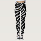 Ripped SpaceTime Stripes - White Leggings (Vorderseite)