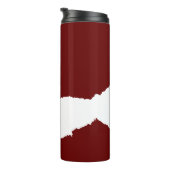 Ripped Wave Deep Red Thermosbecher (Nach rechts gedreht)
