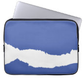 Ripped Wave medium blue Laptopschutzhülle (Vorderseite)