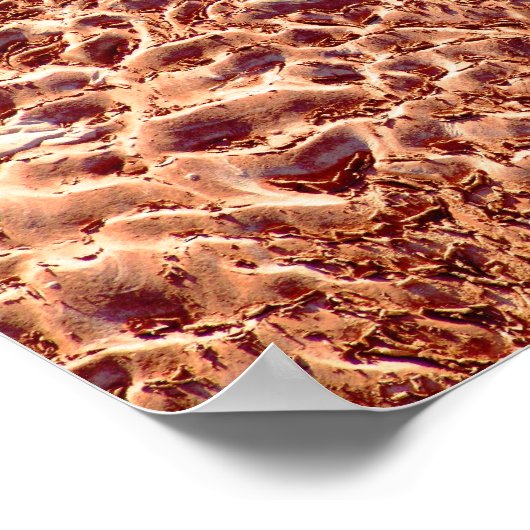Rippeln auf Sand-Bar Poster (Ecke)