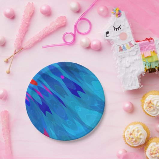 Rippelpapier Pappteller (Party)