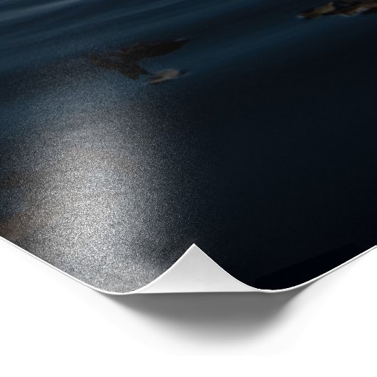 Rippelsee Fotodruck (Ecke)