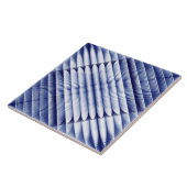 Rippen blaue Struktur Fliese (Seite)