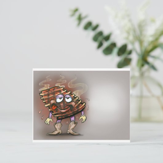 Rippen Postkarte (Stehend Vorderseite)