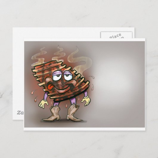 Rippen Postkarte (Vorne/Hinten)