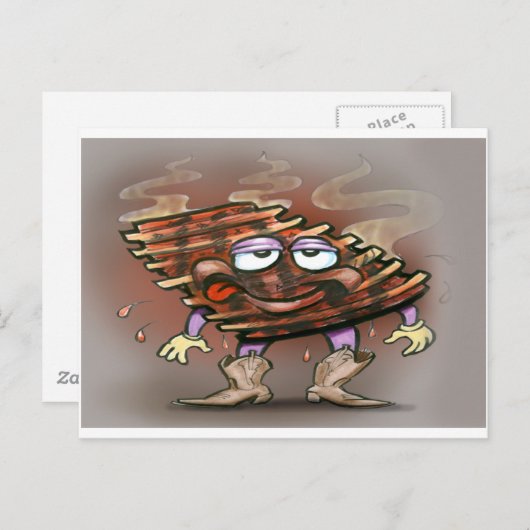 Rippen Postkarte (Vorne/Hinten)