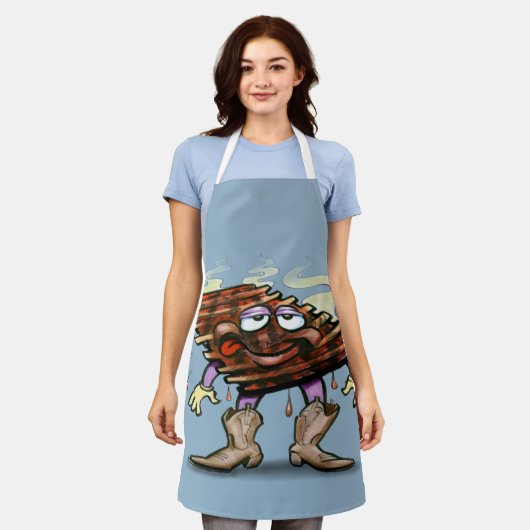 Rippen Schürze (Getragen)