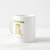 Rippen Sie den Crochet Frog-Kern Kaffeetasse (Vorderseite Links)