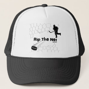 Rippen Sie den Net Hockey Player Truckerkappe