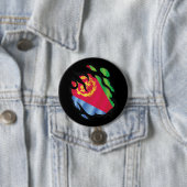 Rippenflagge Eritrea Button (Beispiel)