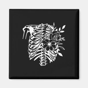 Rippenkäfig Blume leicht Halloween Kostüm 1 Magnet