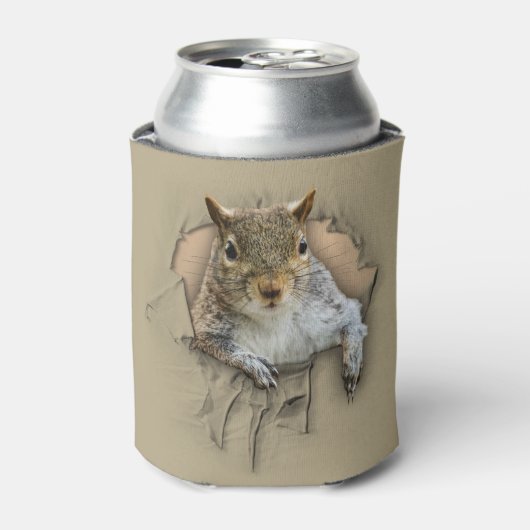 Rippenkichhörnchen Dosenkühler (Kanne Vorderseite)