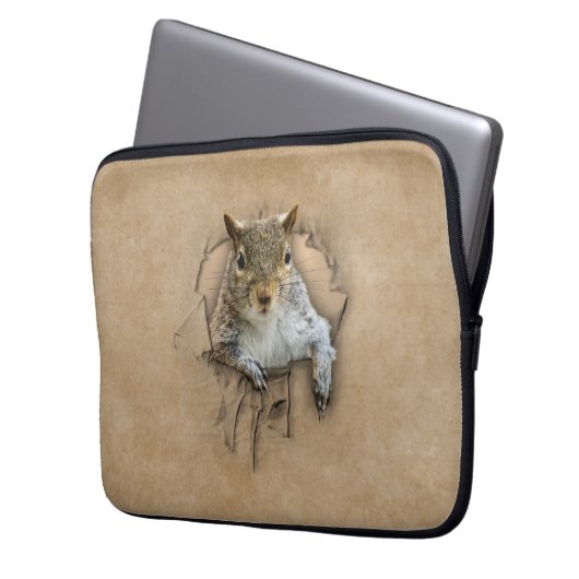 Rippenkichhörnchen Laptopschutzhülle (Vorderseite Links)