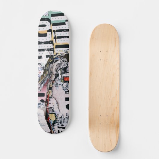Rippenkunst Skateboard (Vorderseite)