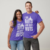 Rippenstücke und Bust-Nuts T-Shirt (Unisex)