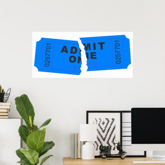 Rippenticket Poster (Heimbüro)