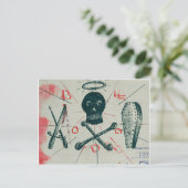 Ripper Doodles Postkarte (Stehend Vorderseite)