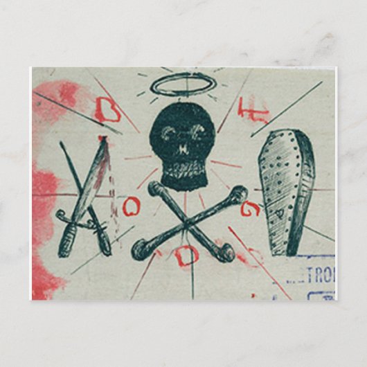 Ripper Doodles Postkarte (Vorderseite)