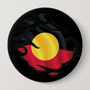 Rippfahne der Aborigine Button