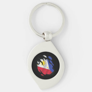 Rippfahne der Philippinen Schlüsselanhänger