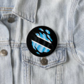 Rippfahne von Botswana Button (Beispiel)