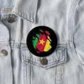 Rippfahne von Kamerun Button (Beispiel)