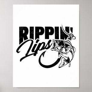 Rippin 'Lips Angeln Fischer Lustig  Poster