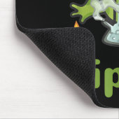 Rippit Frosch Kiffer Weed Raucher Lustig _1 Mousepad (Ecke)