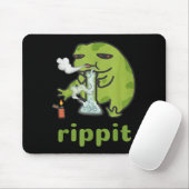 Rippit Frosch Kiffer Weed Raucher Lustig _1 Mousepad (Mit Mouse)