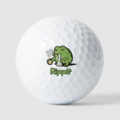 Rippit Lustiger Frosch Stoner-Geschenk, Stoner Mäd Golfball (Vorderseite)