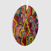 Ripple Acrylschmuck Ornament (Vorderseite)
