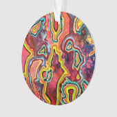 Ripple Acrylschmuck Ornament (Vorderseite)