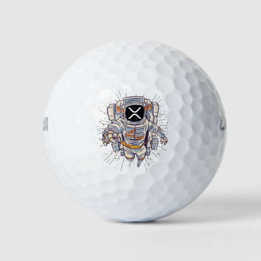 Ripple Astronaut - Xrp Crypto Golfball (Vorderseite)