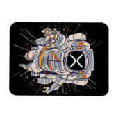 Ripple Astronaut - Xrp Crypto Magnet (Horizontal)
