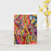 Ripple Blank Notecard Karte (Gelbe Blume)