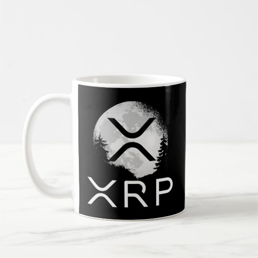 Ripple Coin Xrp Ledger Moon Kryptowährung Bull Ma Kaffeetasse (Links)