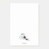 Ripple-Effekt Postit-Notiz Post-it Klebezettel (Vorderseite)