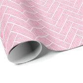 Ripple Herringbone in Rosa Geschenkpapier (Rolleneckpunkt)